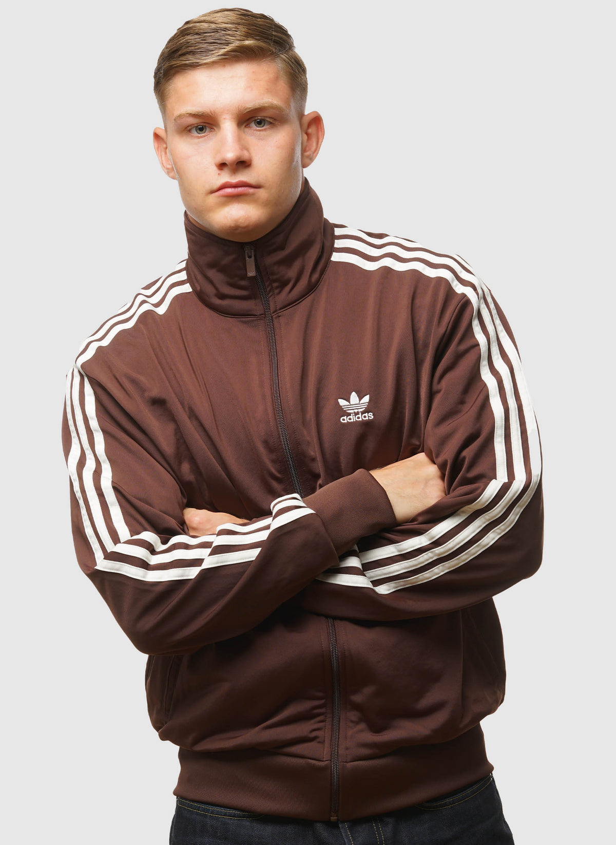 Firebird Track Top - Auburn/Optic White