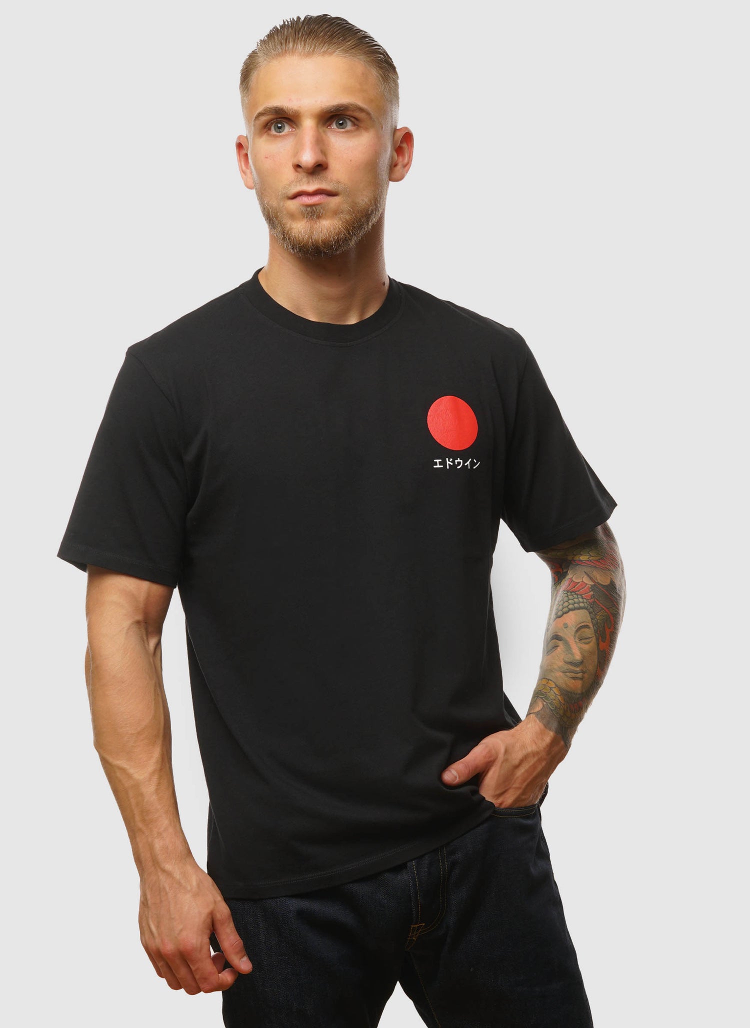 Japanese Sun T-Shirt - Black