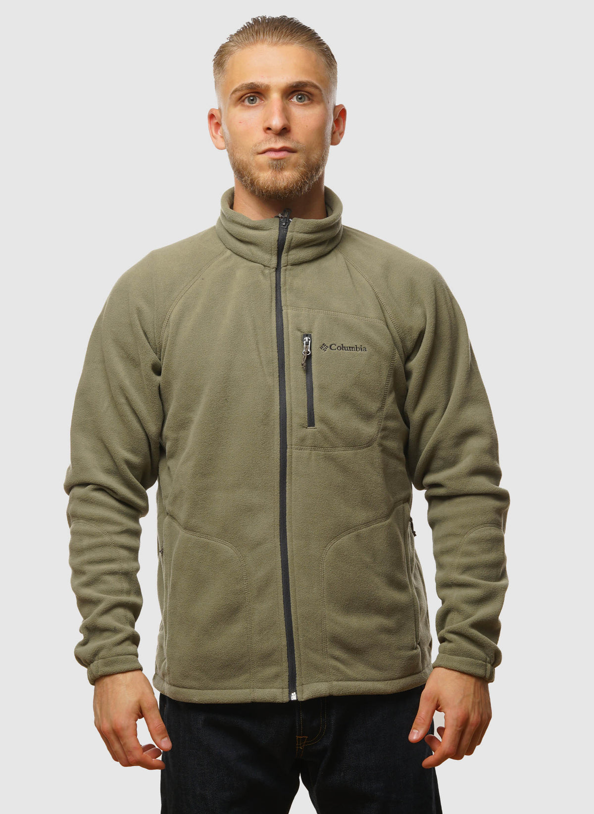 Fast Trek II Full Zip Fleece - Stone Green