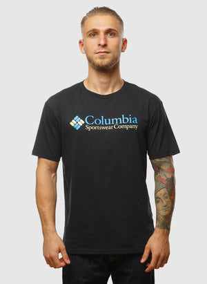 CSC Basic Logo T-Shirt - Black Retro