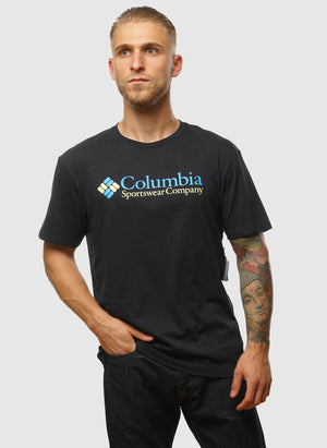 CSC Basic Logo T-Shirt - Black Retro