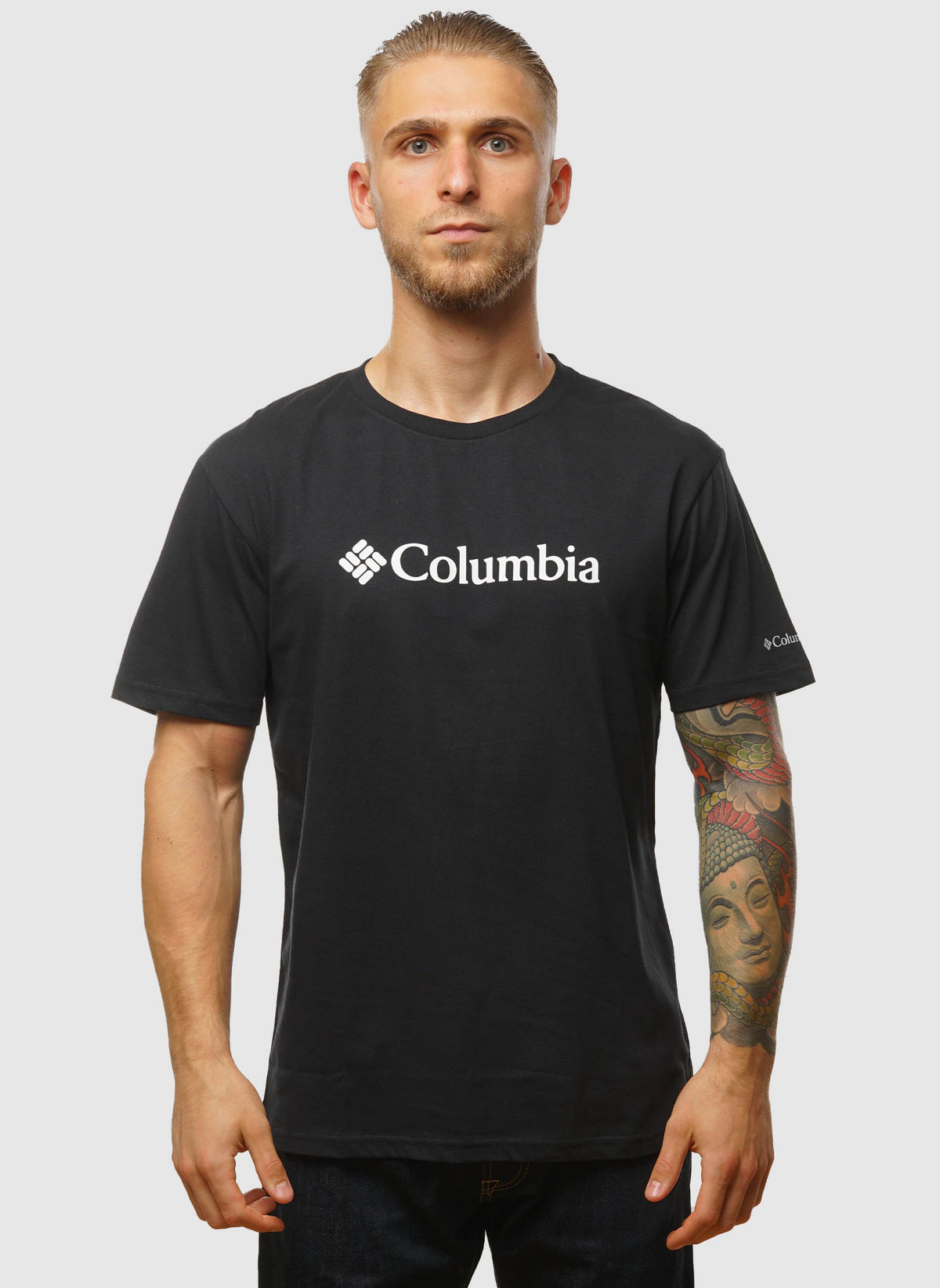CSC Basic Logo T-Shirt - Black/White