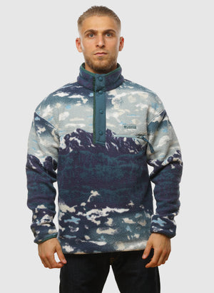 Helvetia II Half Snap Fleece - Crushed Blue
