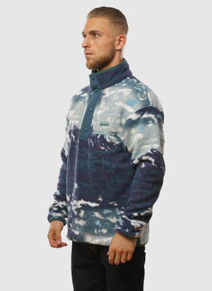 Helvetia II Half Snap Fleece - Crushed Blue