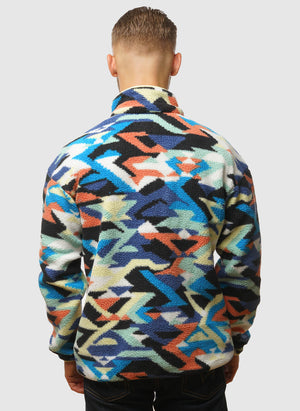 Helvetia II Half Snap Fleece - Compass Blue