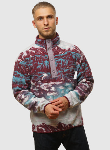 Helvetia II Half Snap Fleece - Rich Wine Siste