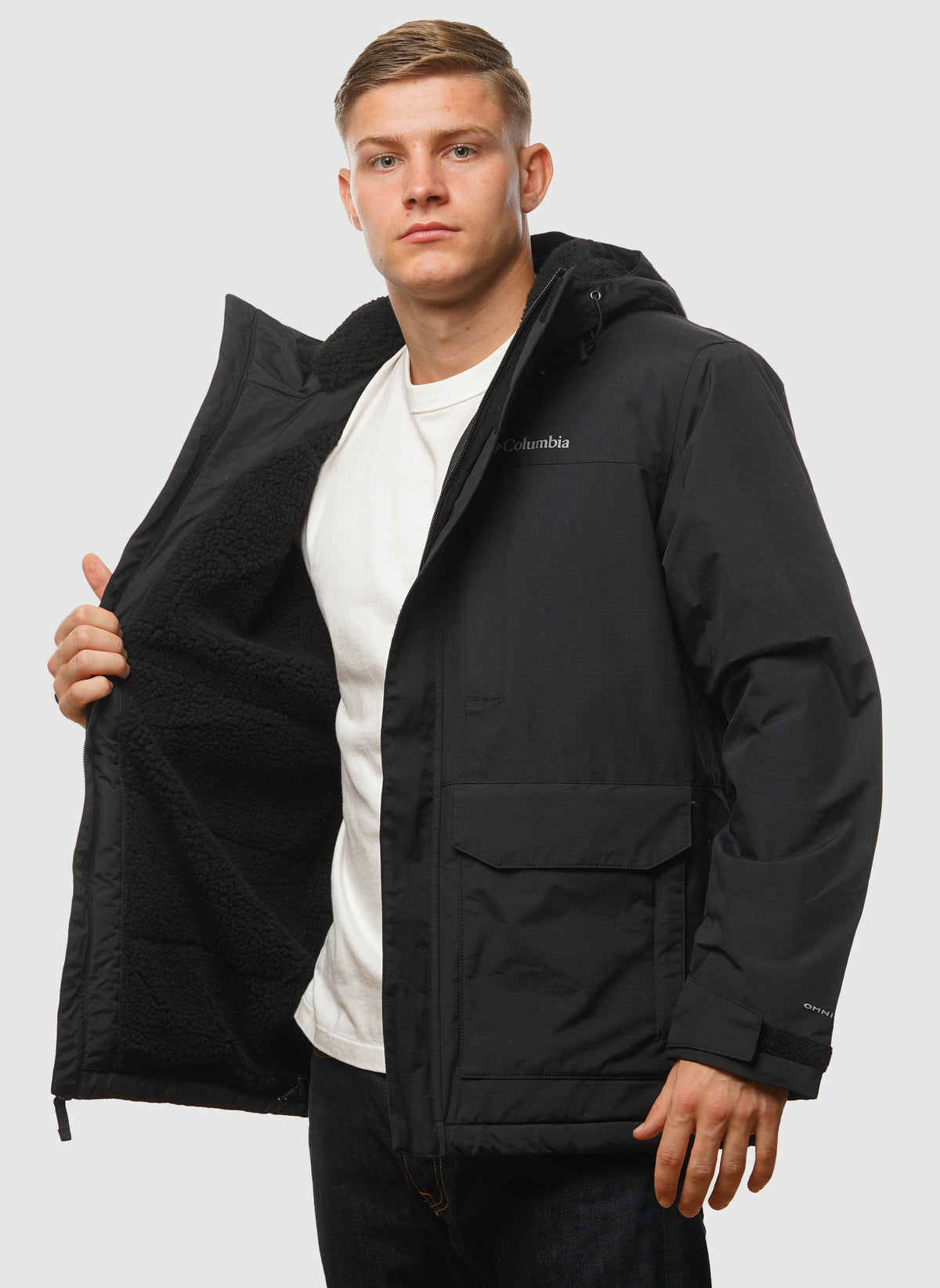 Landroamer Sherpa Lined Jacket - Black