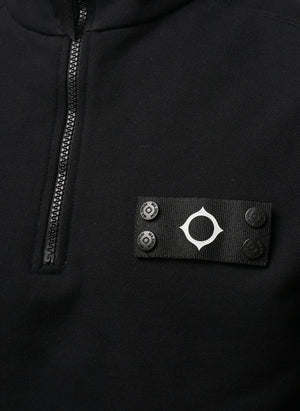 Neo 1/4 Zip Sweatshirt - Jet Black