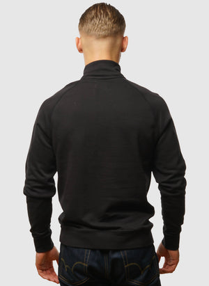 Jim 1/4 Zip Sweatshirt - Black