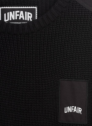 Unfair Patch Knitwear - Black