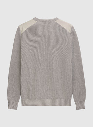 Unfair Patch Knitwear - Stone Grey