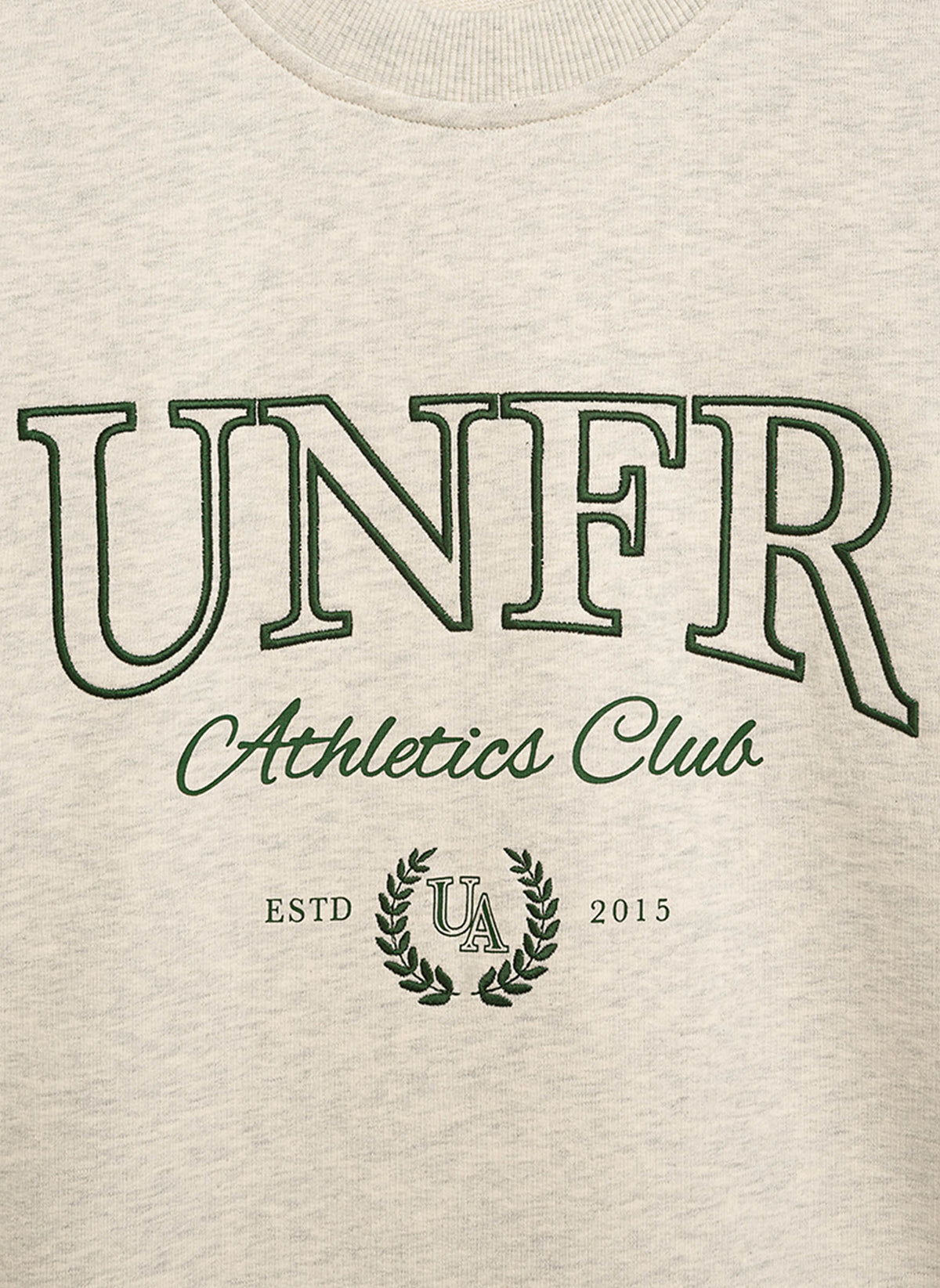 Athletics Club Crewneck Sweatshirt - Grey Melange