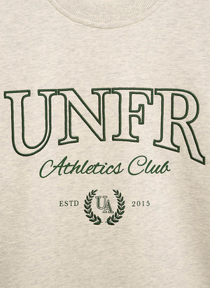 Athletics Club Crewneck Sweatshirt - Grey Melange