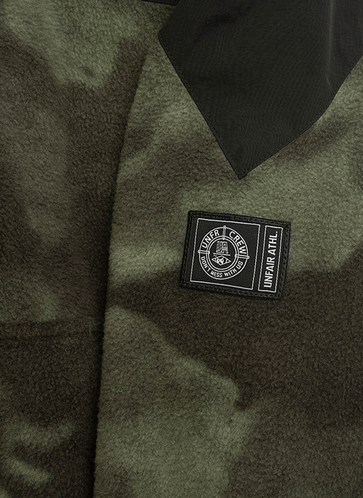 Fabric Mix Fleece Jacket - Camo