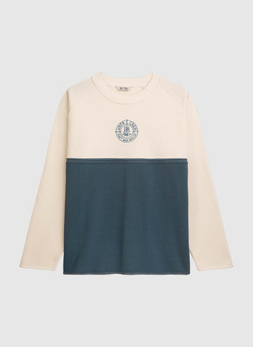 DMWU Sailor Crewneck Sweatshirt - White