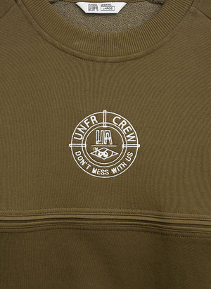 DMWU Sailor Crewneck Sweatshirt - Military Green