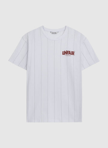 Classic Label Pinstripes T-Shirt - White