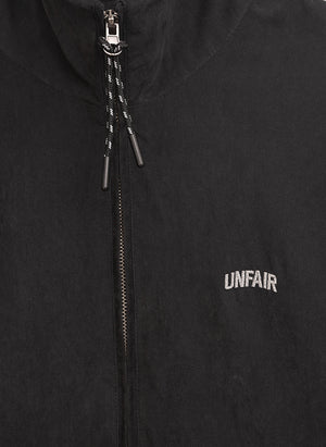 Curved Peached Jacket - Black