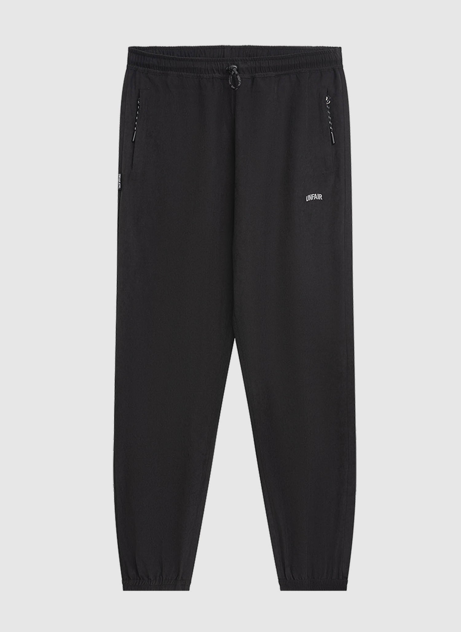 Curved Peached Pants - Black