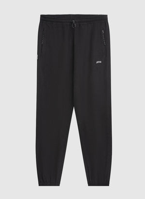 Curved Peached Pants - Black
