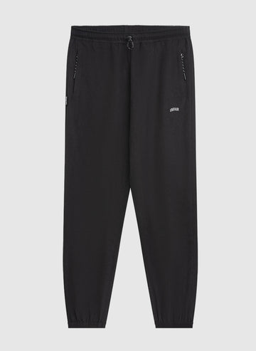 Curved Peached Pants - Black