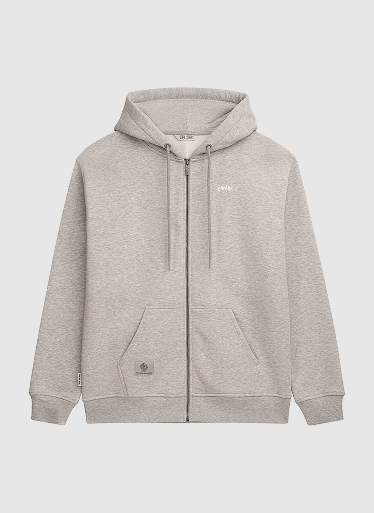 TTW Zip Hoodie - Grey Melange