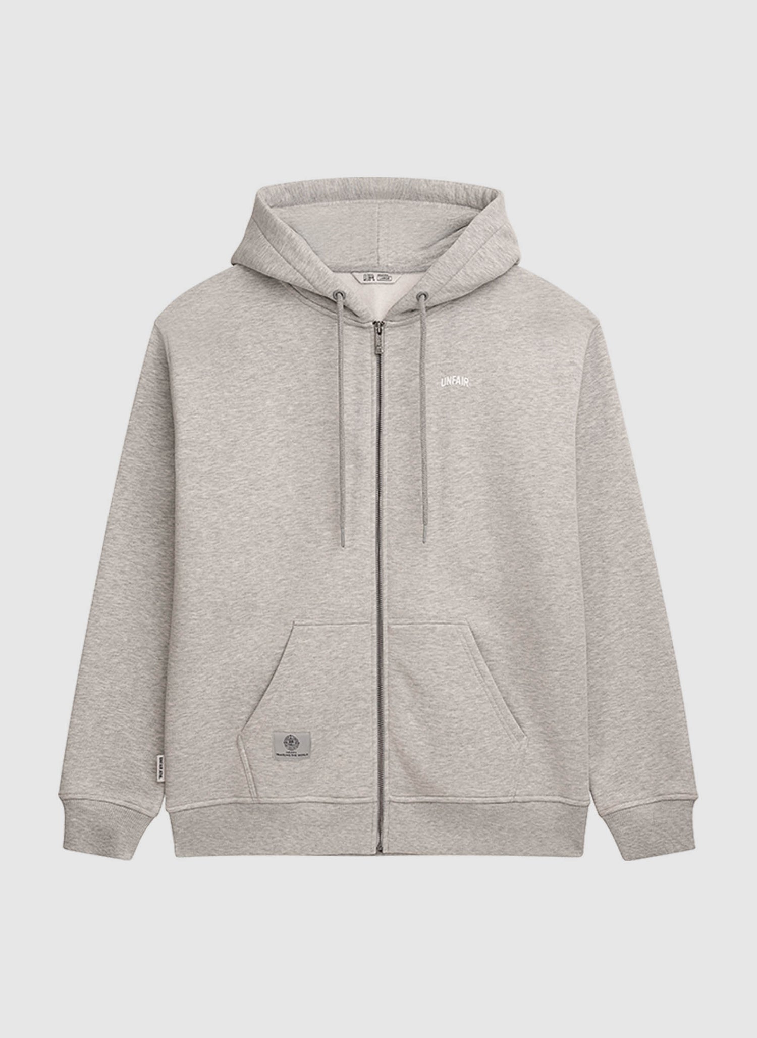 TTW Zip Hoodie - Grey Melange