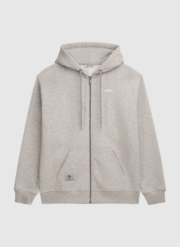 TTW Zip Hoodie - Grey Melange