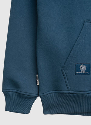 TTW Zip Hoodie - Mid Blue