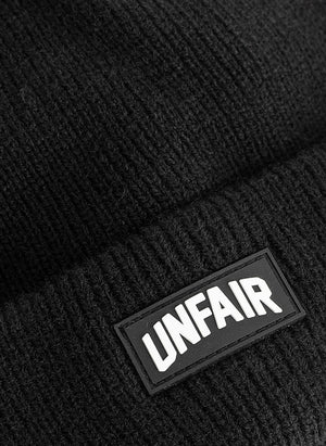 Curved Patch Beanie - Black