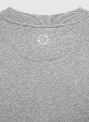 DMWU Crewneck - Grey Melange/White