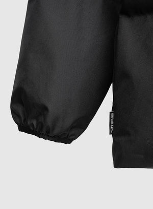 Curved Winter Jacket - Black