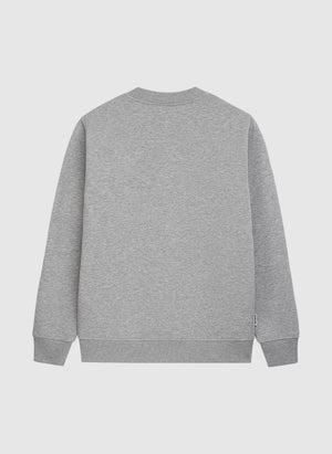 Classic Label Crewneck - Grey Melange