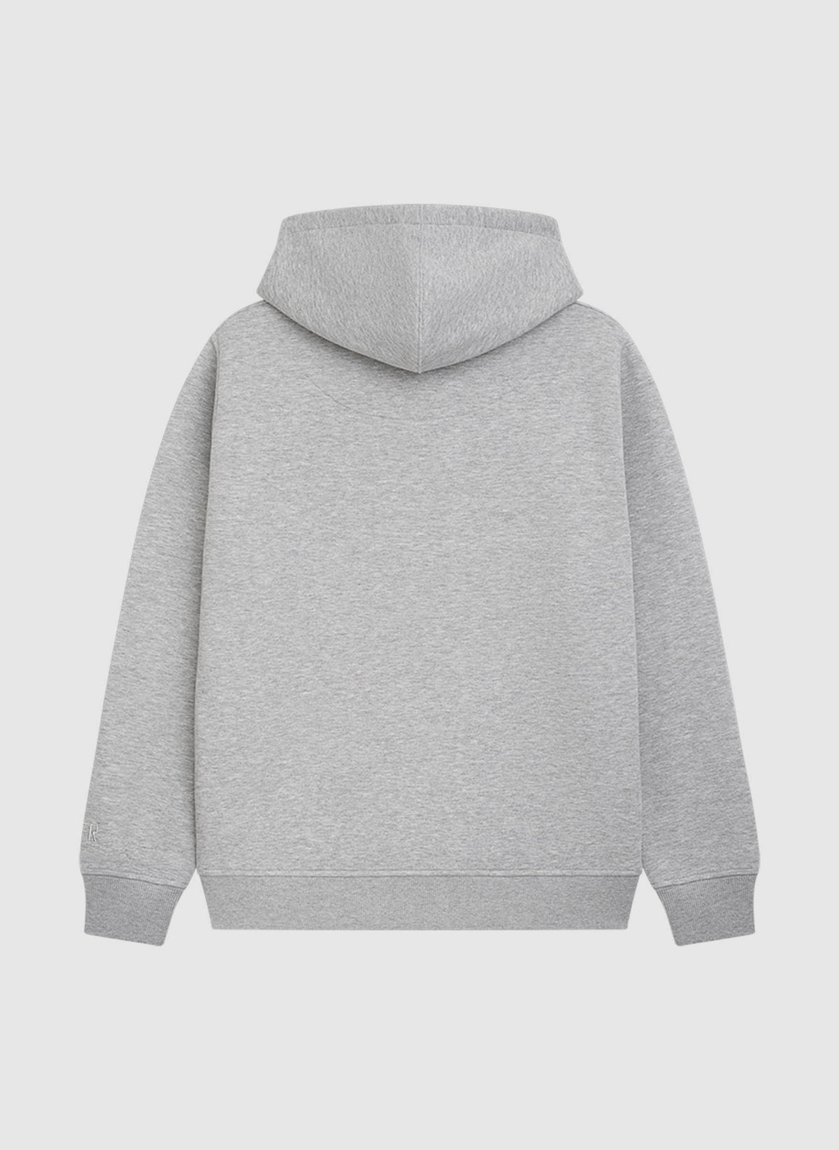 Classic Label Hoodie - Grey Melange