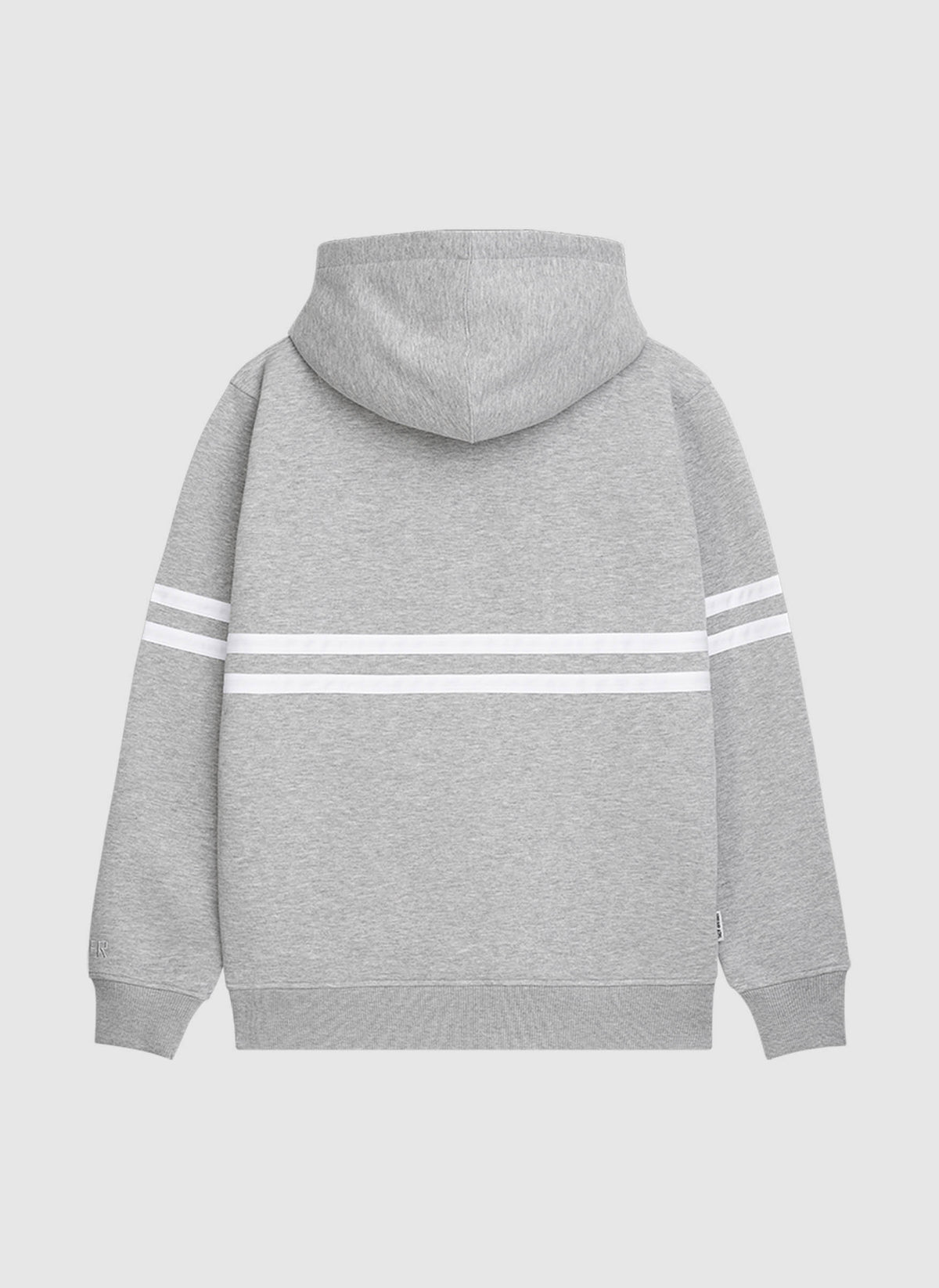 DMWU Hoodie - Grey Melange/White