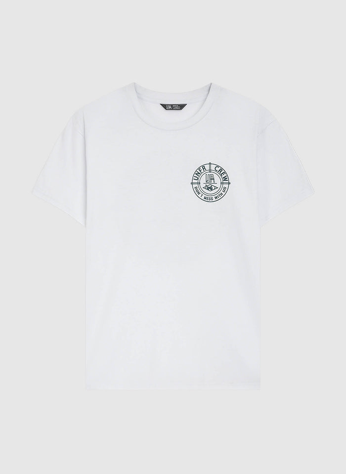 DMWU BP T-Shirt - White/Petrolium