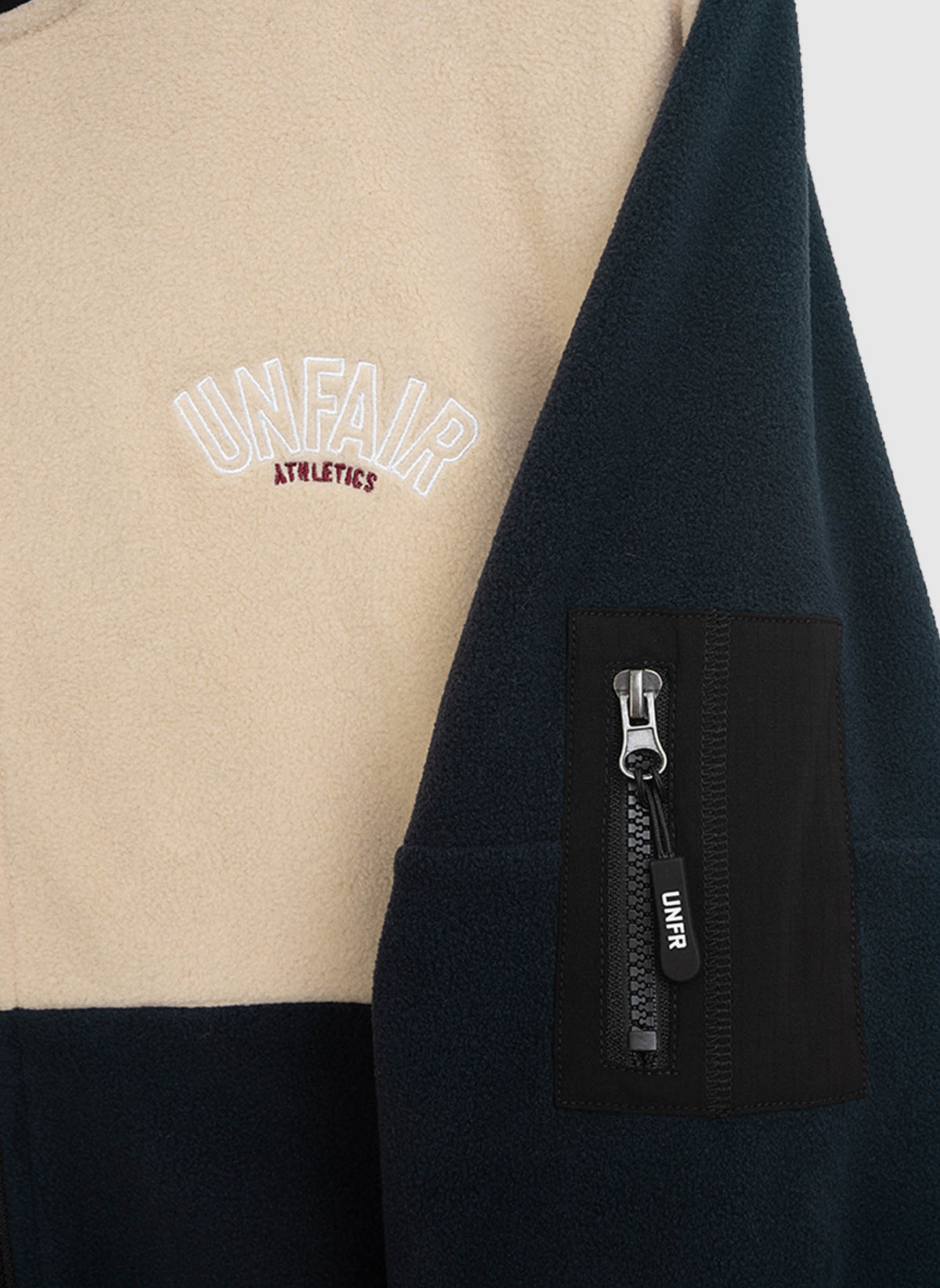 Next Gen Fleece Zip - Navy/Cream