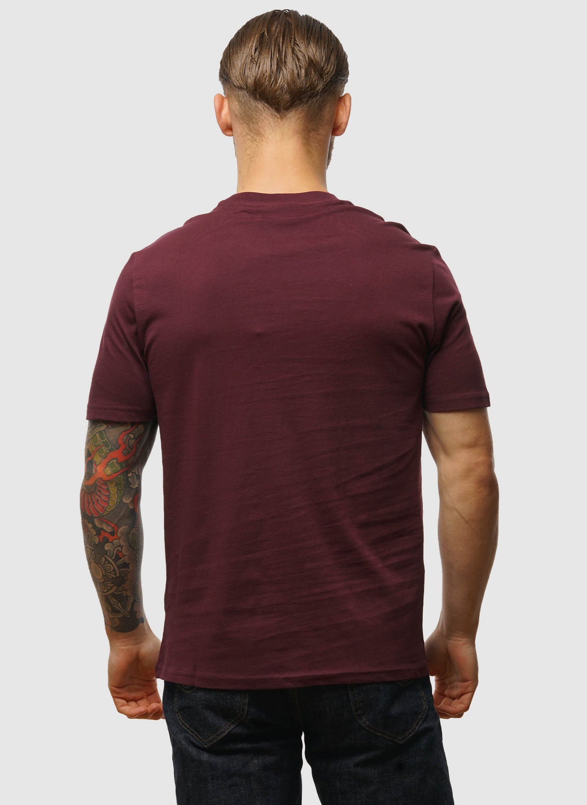 Signature Target T-Shirt - Dark Wine