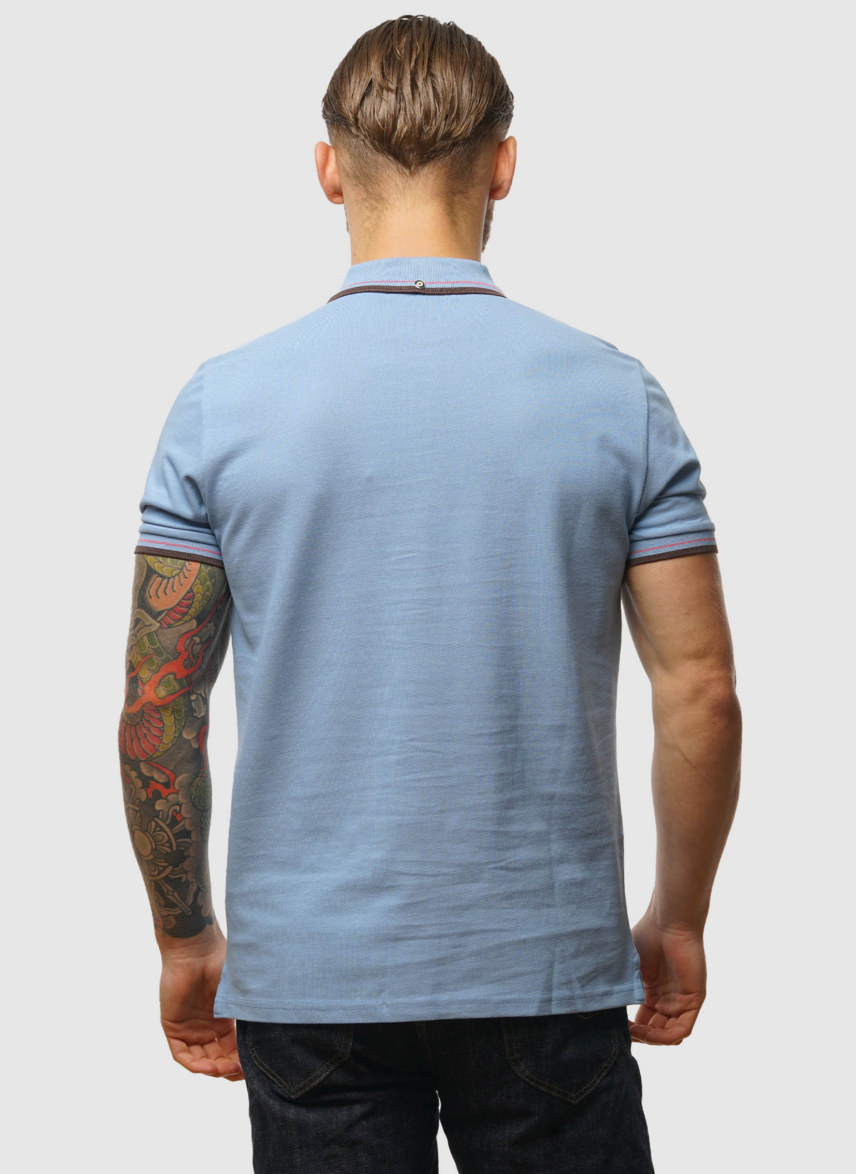 Signature Pique Poloshirt - Pale Blue