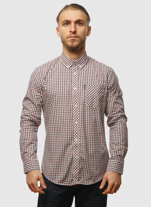 Signature House Check Hemd - Red