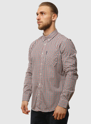 Signature House Check Hemd - Red