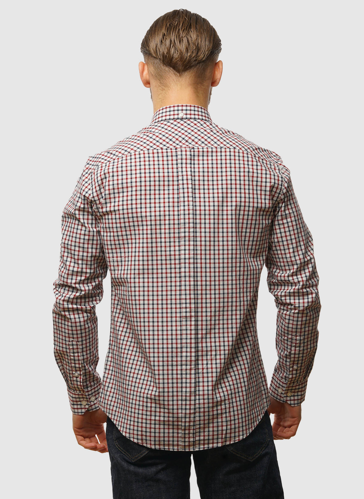 Signature House Check Hemd - Red