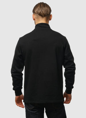 Microsphere 1/4 Zip Sweat - Black