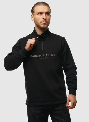 Microsphere 1/4 Zip Sweat - Black