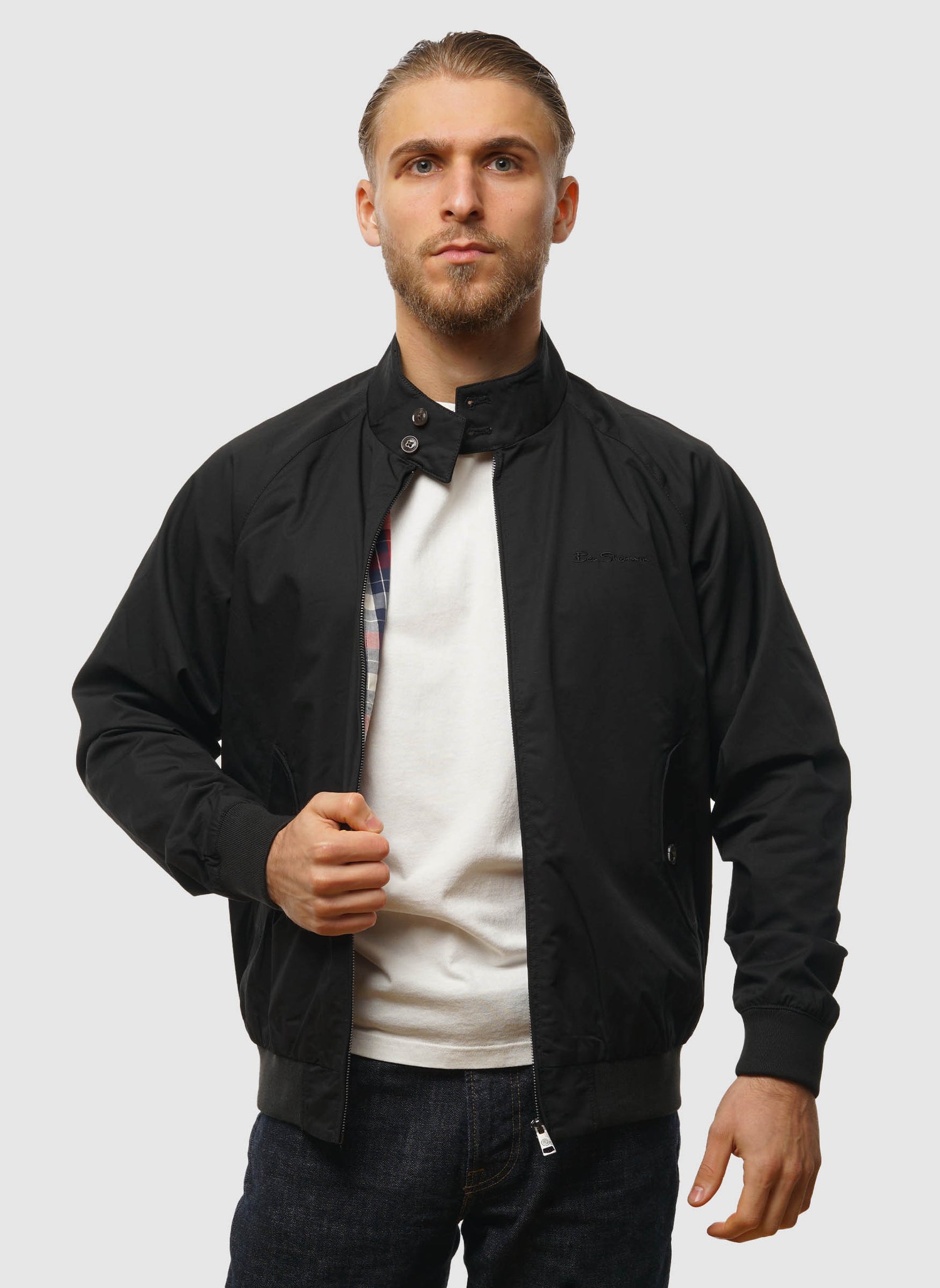 Signature Harrington Jacket - Black