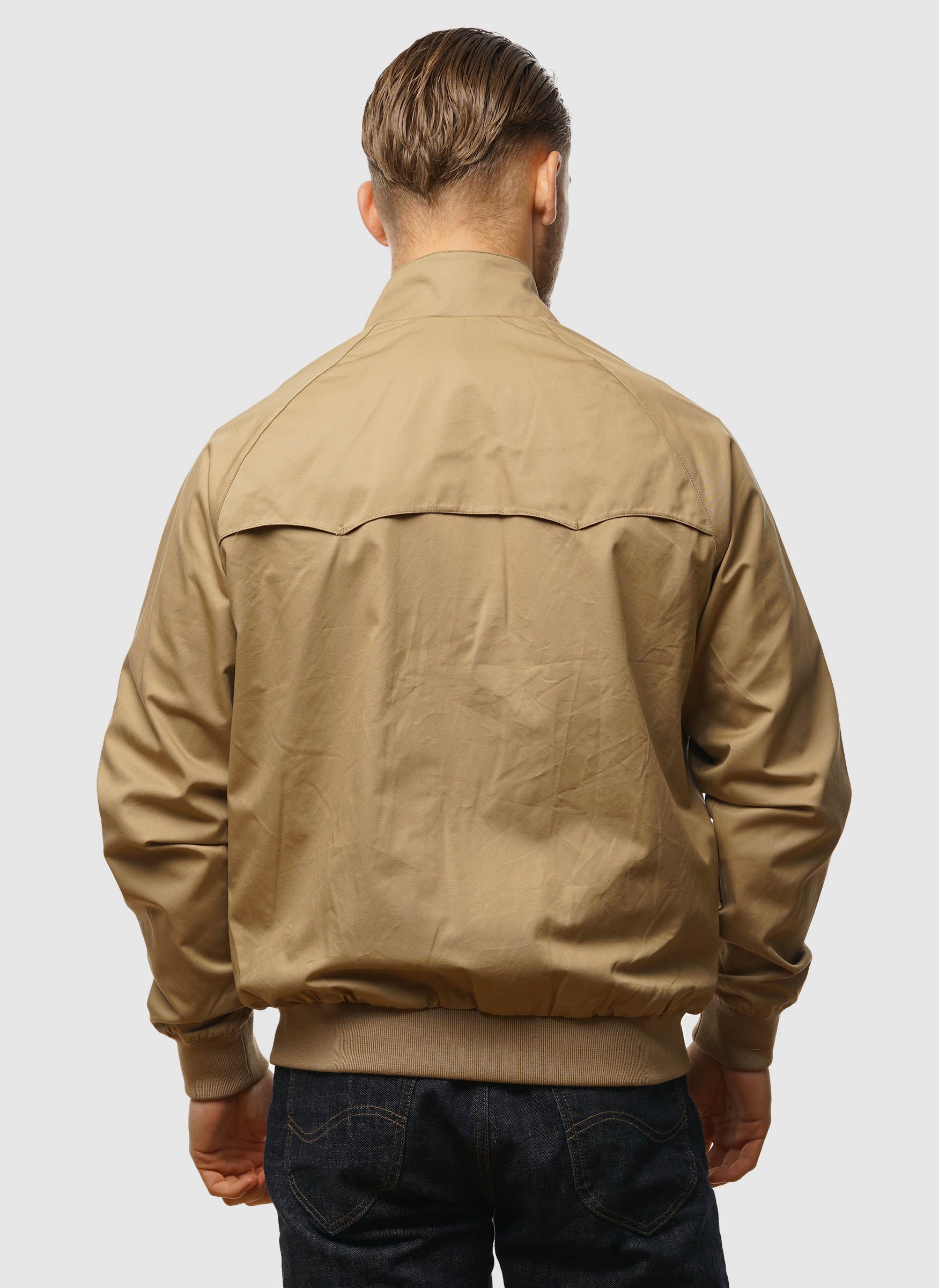 Signature Harrington Jacket - Sand – The Smart Dresser