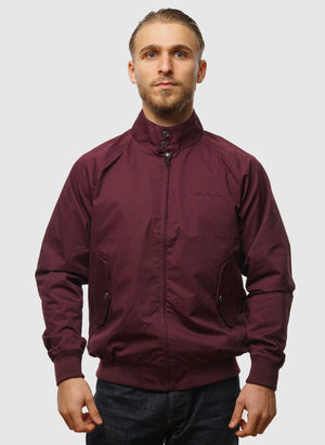 Signature Harrington Jacket - Dark Wine