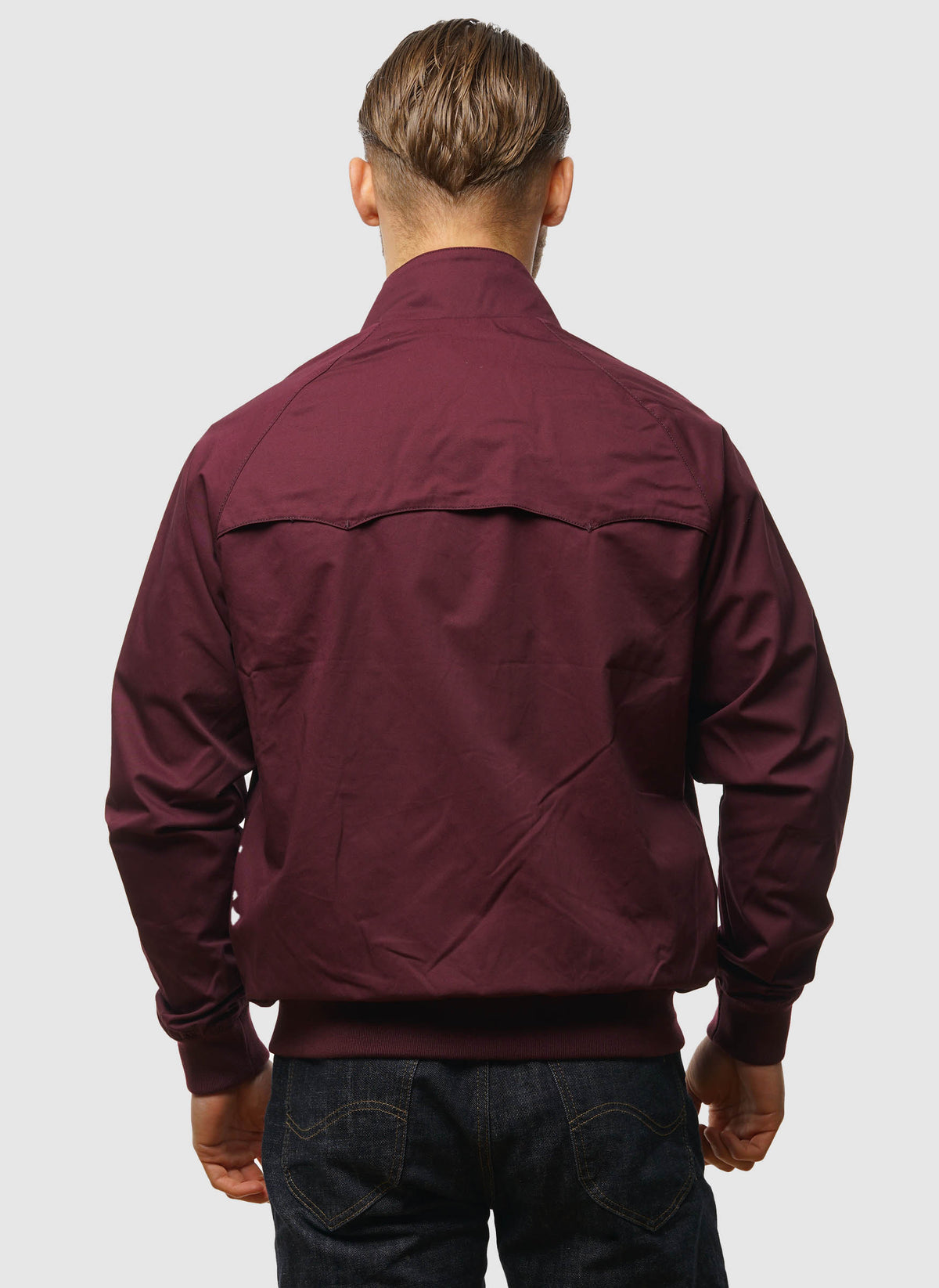 Signature Harrington Jacket - Dark Wine