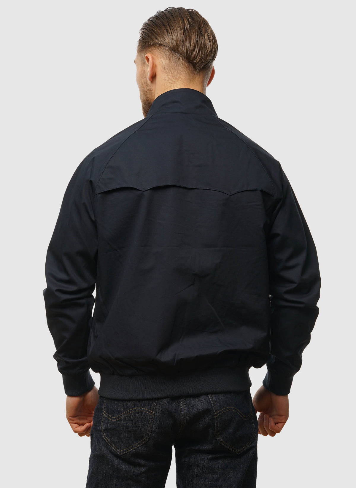 Signature Harrington Jacket - Dark Navy