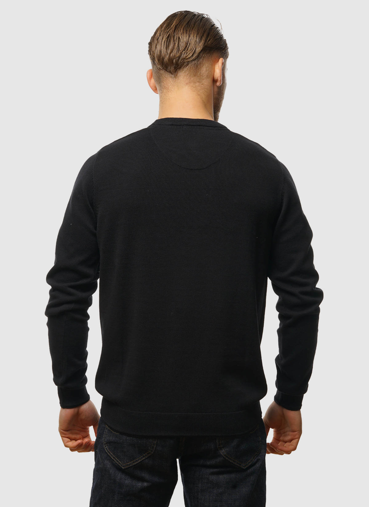 Solace Knitted Sweatshirt - Black